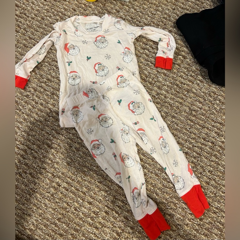 Angel dear Santa jammies 6-12